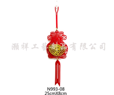高級繡花吊飾N993-08